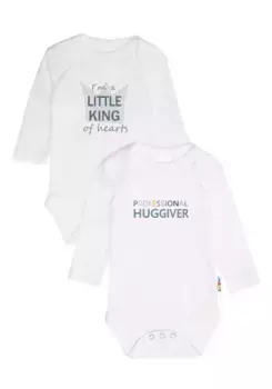 Боди-лилипут "Little King" с практичными застежками-кнопками Liliput, серый