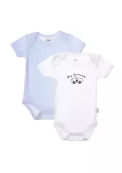 Боди Liliput "Моя любимая машина" с милым принтом спереди, голубой