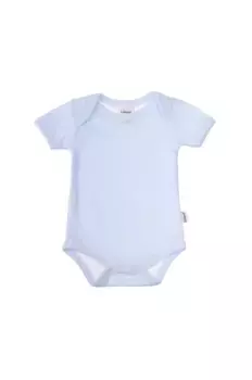 Боди Liliput с короткими рукавами и практичными кнопками, голубой