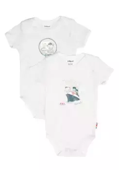 Боди-лилипут с милым принтом Liliput, белый