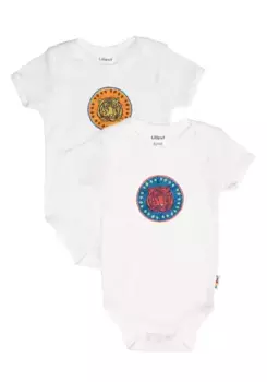 Боди-лилипут с милым тигровым принтом Liliput, белый