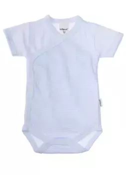 Боди Liliput, с практичной планкой на кнопках, голубой