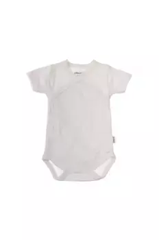 Боди Liliput, с практичной планкой на кнопках, белый