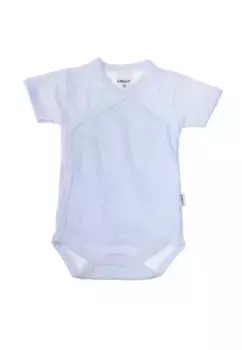 Боди Liliput с запахом, 2 шт., с практичными кнопками, голубой