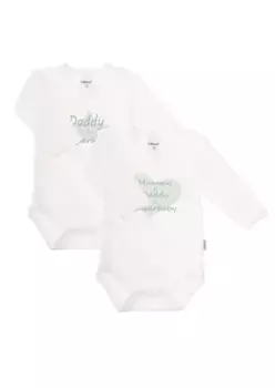 Боди Liliput "Superbaby", с практичной планкой на кнопках, белый