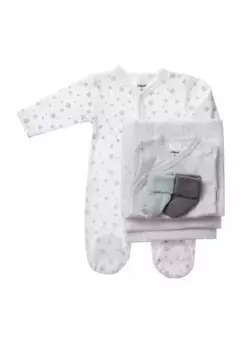 Боди Liliput в приятном дизайне, набор из 7 предметов, серый