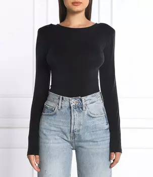 Боди Liu Jo slim fit, цвет grafite