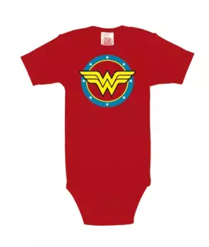 Боди LOGOSHIRT с принтом Wonder Woman, красный