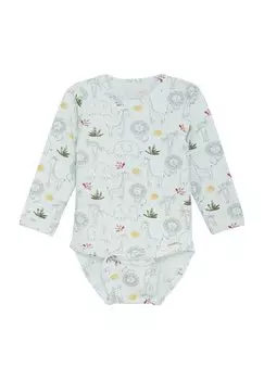 Боди LS AOP Minymo, цвет misty blue