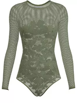 Боди Maccapani Monogram, зеленый