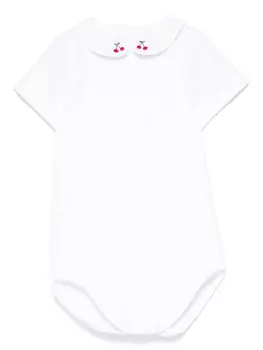 Боди Mariella Ferrari с вишневым принтом, белый