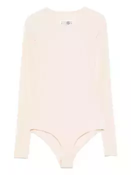 Боди MM6 Maison Margiela, нейтральный