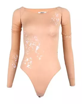 Боди Mm6 Maison Margiela, розовый