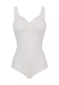 Боди Moments Shaping для женщин без крючков с вышивкой felina, цвет Vanille