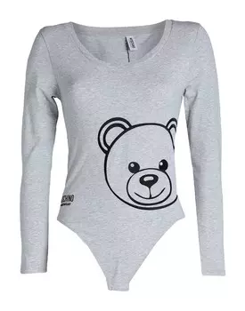 Боди Moschino, серый