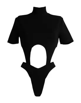 Боди Mugler, черный