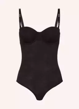 Боди на косточках Boss, черный