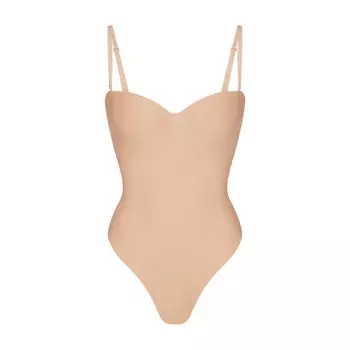 Боди на косточках SKIMS Skims Body, цвет Clay