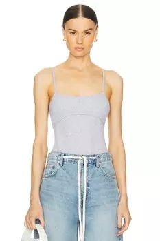 Боди на резинке Grlfrnd, серый