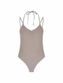 Боди на завязках Remain, серый