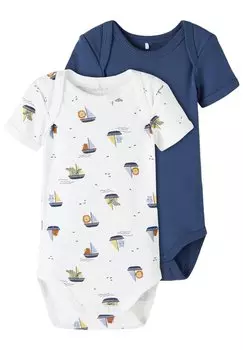 Боди NBMBODY BOATS 2 PACK Name it, цвет bright white