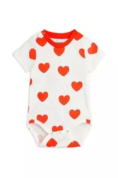 Боди neoanto Hearts Mini Rodini, белый