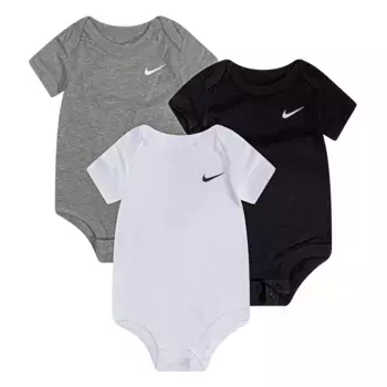 Боди Nike Sportswear "NKB 3PK SWOOSH BODYSUIT", белый