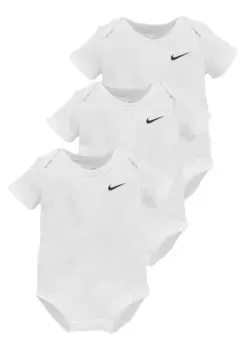 Боди Nike Sportswear "NKB 3PK SWOOSH BODYSUIT", белый