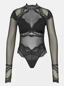 Боди облегающее Hunkemller, черный