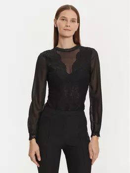 Боди облегающее Morgan, черный