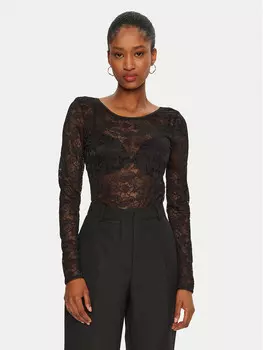 Боди облегающее Morgan, черный