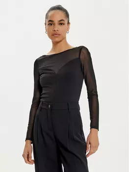 Боди облегающее Rinascimento, черный