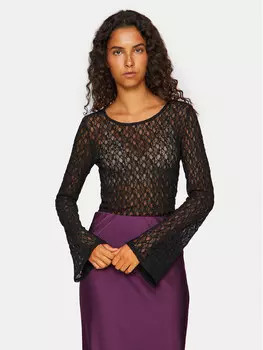 Боди облегающее Vila, черный