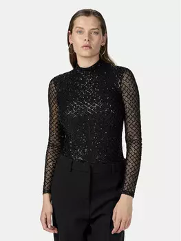 Боди облегающее Yas, черный