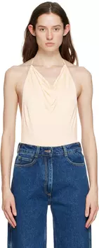 Боди Off-White Ariel с лямкой на шее Bec + Bridge