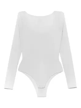 Боди Patrizia Pepe с узором Fly, серый