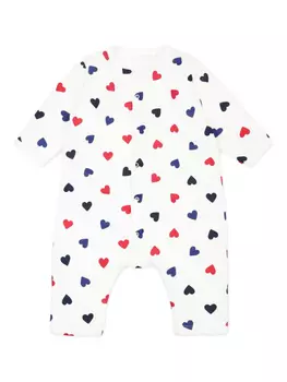 Боди Petit Bateau из органического хлопка, белый
