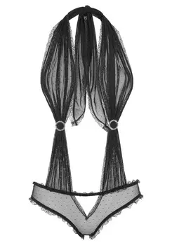 Боди PETITE FLEUR GOLD, черный