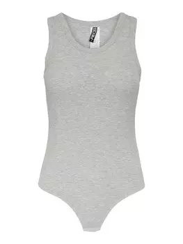Боди PIECES ANIBI, пятнистый серый