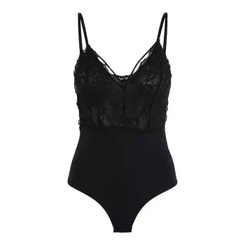 Боди Pieces Nichelle Sleeveless, черный