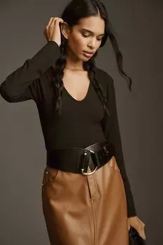 Боди Pilcro Scoop-V, черный