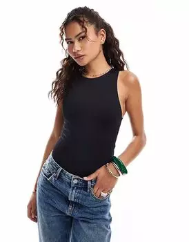 Боди Pimkie Slinky Racerneck черного цвета