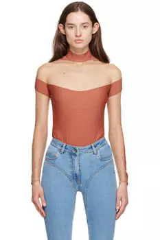 Боди Pink Illusion Mugler