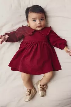 Боди платье H&M, красный