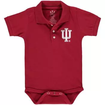 Боди-поло Infant Crimson Hoosiers Indiana Unbranded
