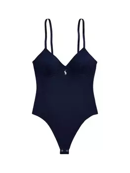 Боди Polo Ralph Lauren Modern Rib, темно-синий