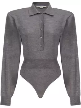 Боди-поло Stella McCartney, серый