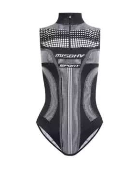 Боди Port Europe с воротником стойкой Misbhv, черный