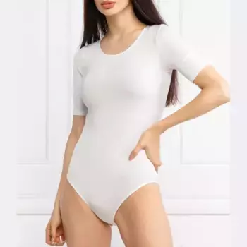 Боди приталенного кроя Bahamas Wolford, белый