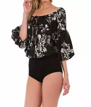 Боди Priya черного цвета VaVa